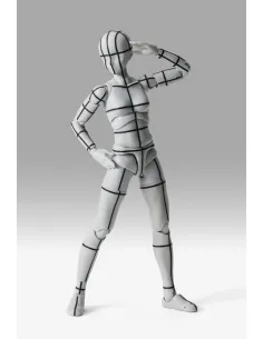 Body chan - sports edition wire frame -  (gray color ver.) fig. 13 -5 cm body kun - body chan
