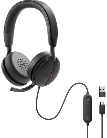 DELL WH5024 Auriculares Alámbrico Diadema Llamadas Música USB Tipo C Negro DELL WH5024 Auriculares Alámbrico Diadema Llamadas Música USB Tipo C Negro