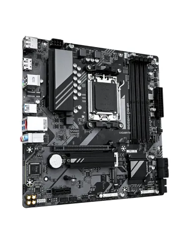 GIGABYTE B650M D3HP Placa base - AMD Ryzen serie 9000, VRM de 5+2+2 fases, hasta 7600 MHz DDR5 (OC), 2xPCIe 4.0 M.2, LAN 2,5