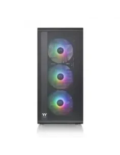 Caja ordenador gaming thermaltake s200 tg argb negro atx 2 x usb 3.0 3 x 120mm