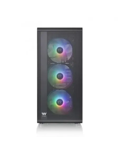 Caja ordenador gaming thermaltake s200 tg argb negro atx 2 x usb 3.0 3 x 120mm