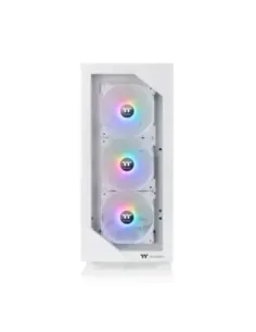 Caja ordenador gaming thermaltake view 200 tg snow atx 2 x usb 3.0 3 x 120mm argb
