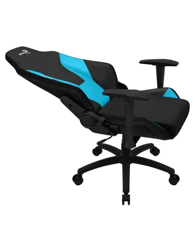 Aerocool ADMIRALBB Silla Gaming Profesional, Cojines Acolchados, Tecnología Air, Negro Azul