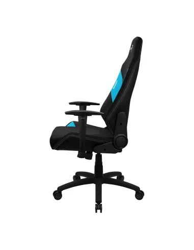 Aerocool ADMIRALBB Silla Gaming Profesional, Cojines Acolchados, Tecnología Air, Negro Azul