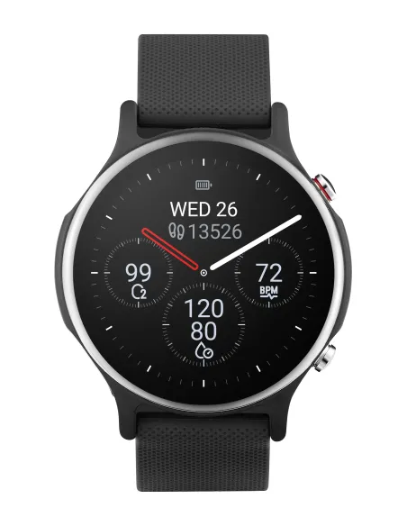 ASUS VivoWatch 6 (HC-D06) 3,53 cm (1.39") AMOLED Digital 454 x 454 Pixeles Pantalla táctil Negro GPS (satélite)