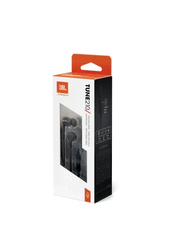 JBL Tune 210 Auriculares Alámbrico Dentro de oído Música Negro