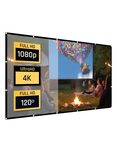 iggual MP720p + ECO-COST 100" 120 lúmenes ANSI 720p (1280x720) Blanco