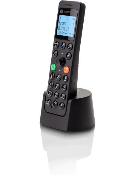 Motorola DOT201 Teléfono DECT Identificador de llamadas Negro
