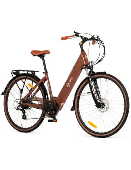 YOUIN YOURIDE VIENA - PASEO - RUEDA 28” - BATERIA INTEGRADA Y EXTRAIBLE - OCRE