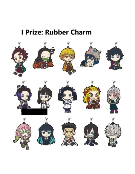 Colgante de goma demon slayer exclusivo kuji premio i 1 unidad