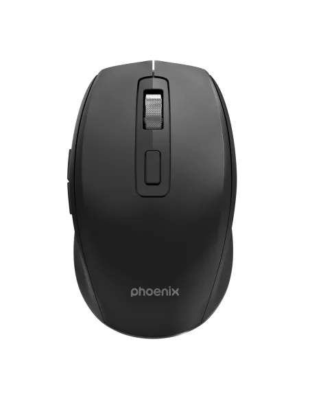 Ratón inalámbrico phoenix m120 hasta 1600 dpi clics silenciosos botónes de avance rapido