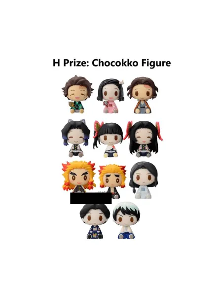 Figura tipo chocokko demon slayer exclusivo kuji premio h 1 unidad