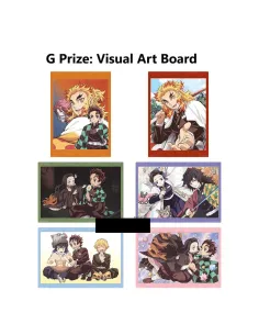 Lámina demon slayer exclusivo kuji premio g 1 unidad