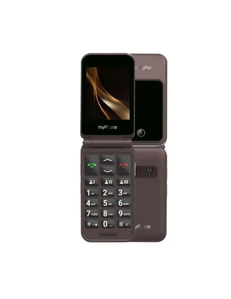 Telefono movil myphone harmony 2.8 pulgadas+1.44 pulgadas -  4g -  marron