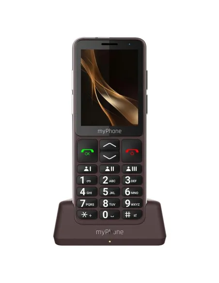 Telefono movil myphone bueno 2.8 pulgadas -  2mpx -  4g -  marron