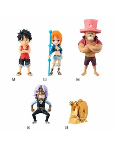 Figura banpresto one piece world collectable enies lobby 1 unidad aleatoria