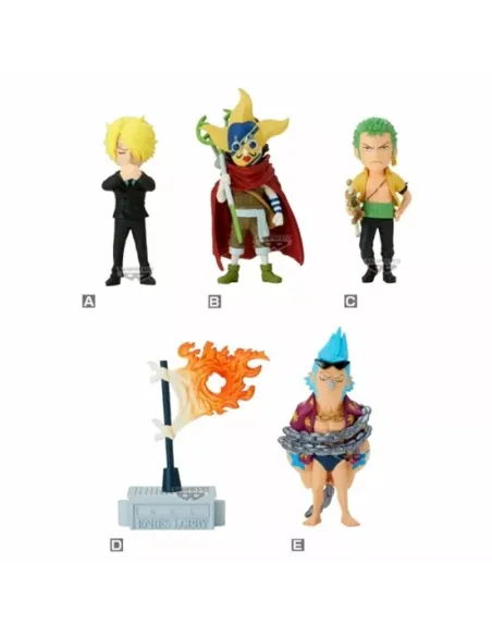 Figura banpresto one piece world collectable enies lobby 2 unidad aleatoria