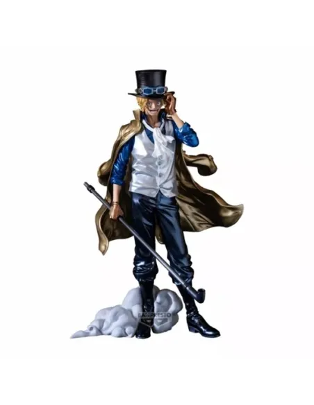 Figura banpresto one piece premium sabo the metallic 30cm