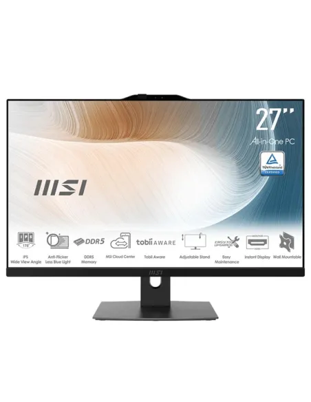 Ordenador all in one msi am272p - 1097xes i5 - 120u 16gb ssd 500gb 27 pulgadas