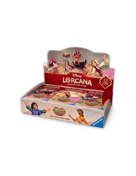 Lorcana tcg -  expositor de sobres disey reinado de jafar 24 unidades inglés