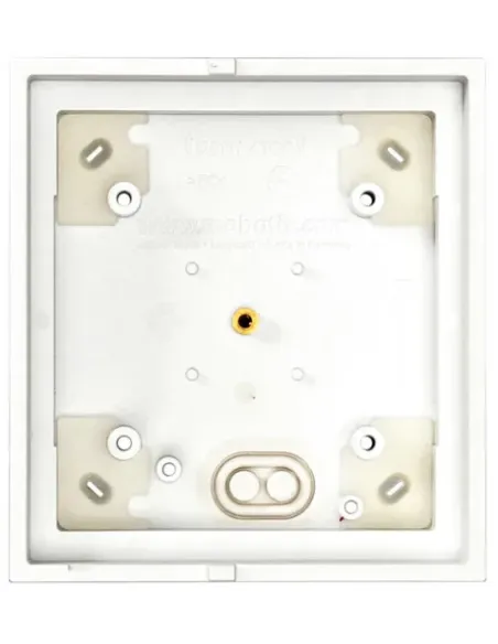 MOBOTIX SINGLE ON-WALL-HOUSING, WHITE  (P/N:MX-OPT-BOX-1-EXT-ON-PW)
