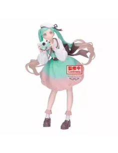 Figura banpresto hatsune miku holiday memories camera 20cm