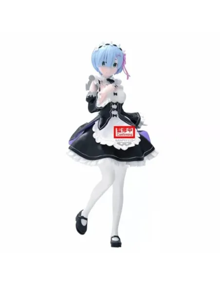 Figura banpresto re: zero starting life in another world glitter & glamours rem maid ver. 24cm