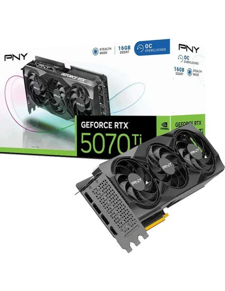 Tarjeta grafica pny rtx 5070 ti oc 16gb gddr7
