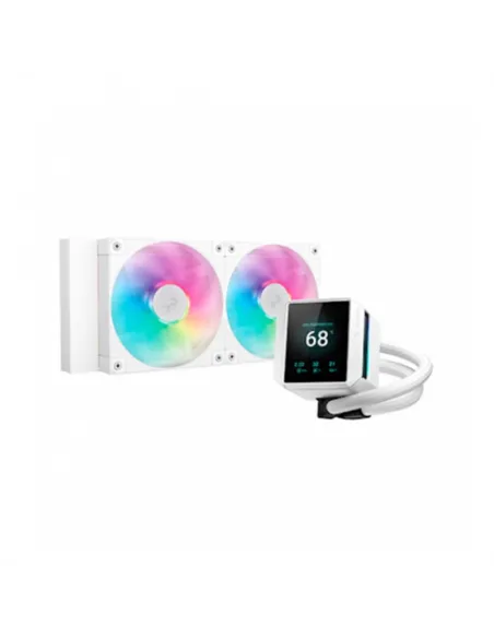 Kit refrigeracion liquida deepcool mystique argb 240mm white