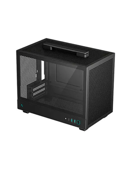 Caja ordenador gaming deepcool ch160 mitx cristal templado negro Caja ordenador gaming deepcool ch160 mitx cristal templado negro