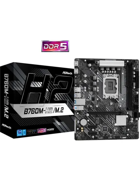 Placa base asrock b760m - h m.2 lga1700 matx Placa base asrock b760m - h m.2 lga1700 matx
