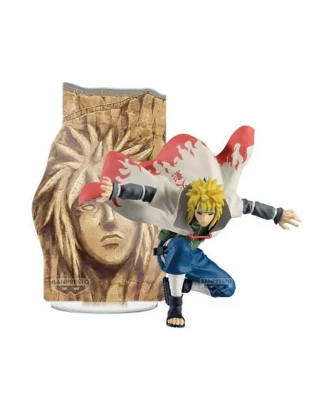 Figura banpresto naruto shippuden panel spectacle minato namikaze 7cm