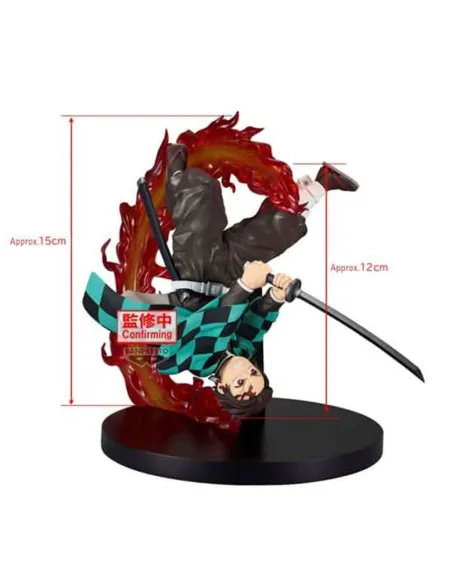 Figura banpresto demon slayer kimetsu no yaiba vibration stars plus tanjiro kamado 12cm