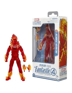 Figura hasbro marvel legends series los 4 fantasticos: primeros pasos antorcha humana