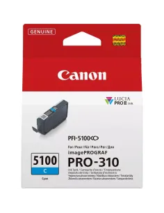 Cartucho tinta canon pfi - 5100c cian