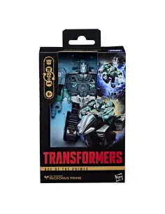 Figura hasbro transformers age of the primes deluxe class micronus prime 14cm