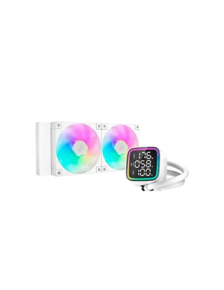Kit de refrigeracion liquida deepcool ld240 argb 240mm blanco