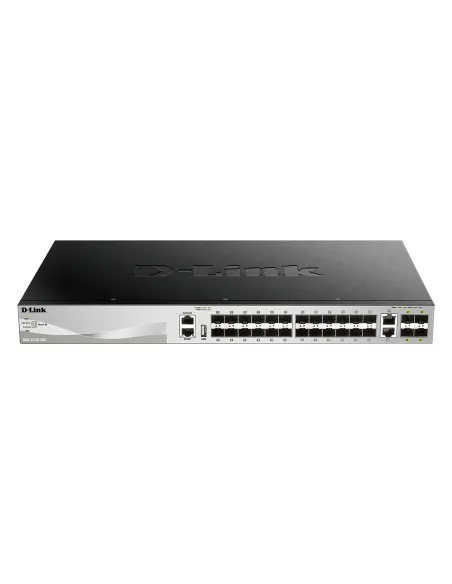 D-Link DGS-3130-30S E switch Gestionado L3 10G Ethernet (100 1000 10000) Gris