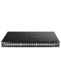 D-Link DGS-1520-52MP switch Gestionado L3 Gigabit Ethernet (10 100 1000) Energía sobre Ethernet (PoE) 1U Negro