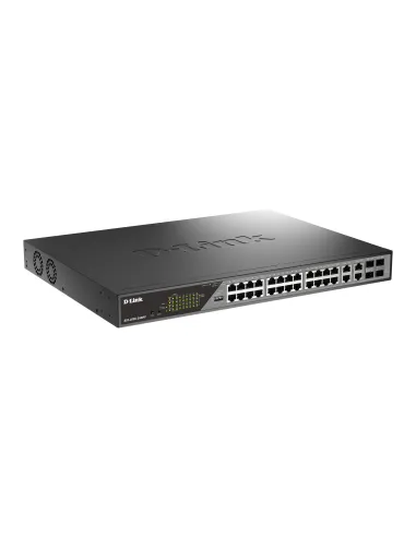 D-Link DSS-200G-28MPP switch Gestionado L2 Gigabit Ethernet (10 100 1000) Energía sobre Ethernet (PoE) 1U Gris