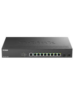 D-Link DMS-1250-10SP E switch Gestionado 2.5G Ethernet (100 1000 2500) Energía sobre Ethernet (PoE) Negro