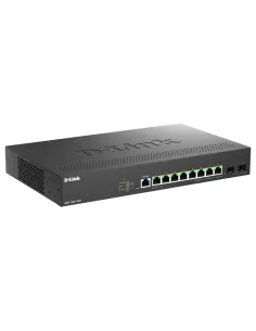 D-Link DMS-1250-10SP E switch Gestionado 2.5G Ethernet (100 1000 2500) Energía sobre Ethernet (PoE) Negro 2