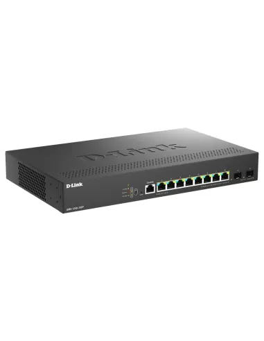 D-Link DMS-1250-10SP E switch Gestionado 2.5G Ethernet (100 1000 2500) Energía sobre Ethernet (PoE) Negro