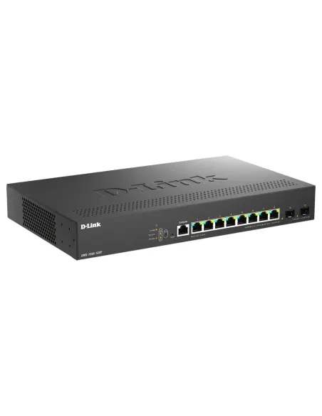 D-Link DMS-1250-10SP E switch Gestionado 2.5G Ethernet (100 1000 2500) Energía sobre Ethernet (PoE) Negro