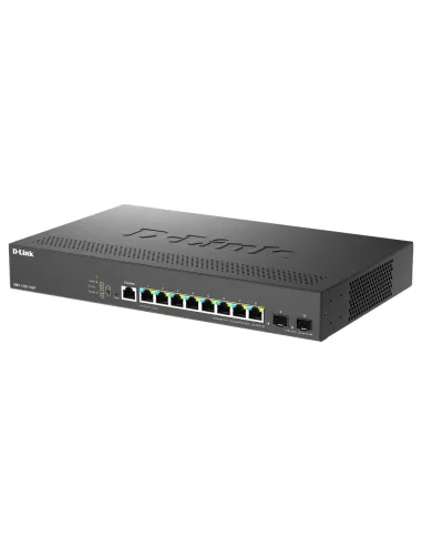 D-Link DMS-1250-10SP E switch Gestionado 2.5G Ethernet (100 1000 2500) Energía sobre Ethernet (PoE) Negro