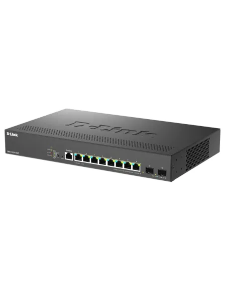 D-Link DMS-1250-10SP E switch Gestionado 2.5G Ethernet (100 1000 2500) Energía sobre Ethernet (PoE) Negro