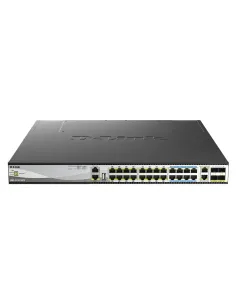 D-Link DMS-3130-30PS switch Gestionado L3 2.5G Ethernet (100 1000 2500) Energía sobre Ethernet (PoE) 1U Negro
