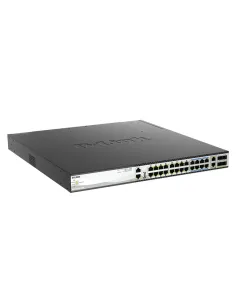 D-Link DMS-3130-30PS switch Gestionado L3 2.5G Ethernet (100 1000 2500) Energía sobre Ethernet (PoE) 1U Negro 2
