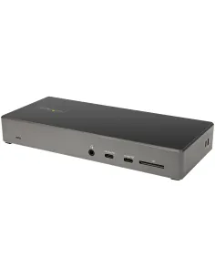 StarTech.com Dock USB-C - Docking Station USB Tipo C para 3 Monitores de 4K - con 100W de Entrega de Alimentación PD - Modo Alt