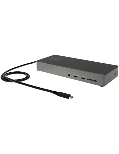 StarTech.com Dock USB-C - Docking Station USB Tipo C para 3 Monitores de 4K - con 100W de Entrega de Alimentación PD - Modo Alt